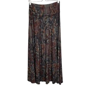 EUC Soft Surroundings Floral Paisley Maxi Skirt Size XS